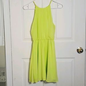 Lulu Neon Yellow Dress